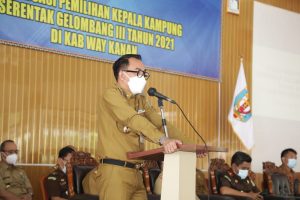 Bupati Way Kanan Gelar Sosialisasi Pilkakam Serentak di Way Kanan