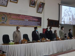 DPRD Lamteng Gelar Rapat Paripurna Tentang Persetujuan Bersama Dua Rancangan Peraturan Daerah dan Laporan Kinerja Fraksi