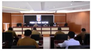 Pemkab Way Kanan Gelar Rakor Bansos BPNT Tahun 2021