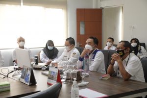 Bupati Way Kanan Hadiri Pemeriksaan Interim Atas LKPD Tahun Anggaran 2020 Secara Virtual