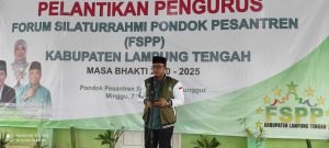 KH. Muslim Resmi di Lantik Menjadi Ketua Pengurus FSPP Lamteng