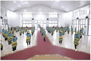 PERWOSI Way Kanan Juara 1 Katagori Terkompak Senam Lampung Berjaya