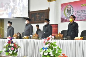 DPRD Lamteng Gelar Rapat Paripurna Nota Pengantar LKPJ Bupati Tahun Anggaran 2020