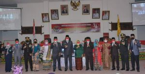 Pemkab dan DPRD Lamteng Gelar Paripurna HUT RI Ke-76