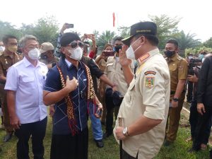 Musa Ahmad : Kegiatan Vaksinasi dan Pemberian Bansos Juga Dilakukan Sebagai Bentuk Kepedulian Pemkab Lamteng dalam Penyebaran Covid-19