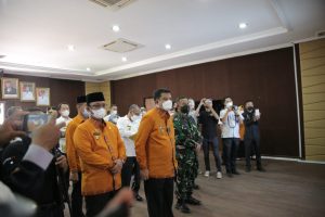 Bupati Lamteng Launching Pusat Komando Pengendalian Covid-19