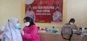 SMK Negeri 1 Terbanggi Besar Gelar Pelaksanan Vaksinasi