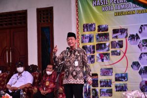 Wakil Bupati Way Kanan Resmikan Pelaksanaan Pembangunan Infrastruktur Kotaku Tahun 2021