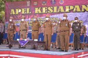 Wabup Way Kanan Pimpin Apel Siaga Bencana