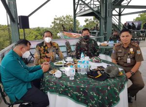 Kasat Pol PP Way Kanan Hadiri Puncak Latihan Kartika Yudha Tahun 2021