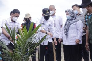 Bupati Way Kanan Hadiri Acara Peresmian Penanaman Perdana Kelapa Sawit Program PSR