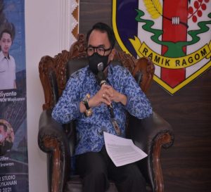 Bupati Way Kanan Lakukan Dialog Interaktif Bersama RRI Bandar Lampung