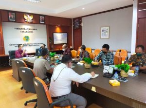 Bupati Way Kanan Hadiri Rapat Dengan Dirjen Tata Ruang Kementerian ATR/BPN RI
