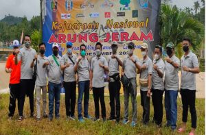 Kabupaten Way Kanan Tuan Rumah Pelaksanaan Kejurnas Arung Jeram Tahun 2021