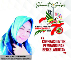 Kabid Perberdayaan Koperasi dan UMKM Kabupaten Lampung Tengah Mengucapkan Hari Koperasi Indonesia