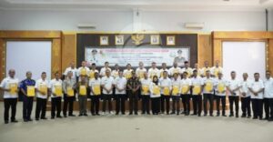 Penanda Tanganan Kerjasama Pendampingan Hukum Pemkab dan Kejari Tubaba