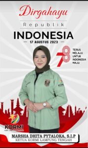 Ketua Kormi Lampung Tengah Mengucapkan Dirgahayu Republik Indonesia yang Ke-78