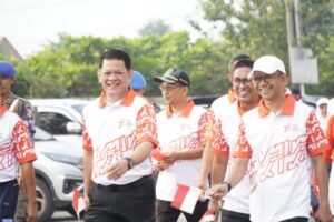 Pemkab Tubaba Gelar Senam dan Jalan Sehat Peringati HUT ke-78 RI