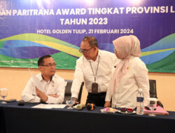 Pemprov Lampung Gelar Wawancara Kandidat Paritrana Award Tingkat Provinsi Lampung Tahun 2023