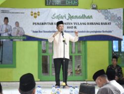 Pj Bupati Tubaba M. Firsada Beserta Rombongan Lakukan Kunjungan Safari Ramadhan di Masjid Baiturrahman