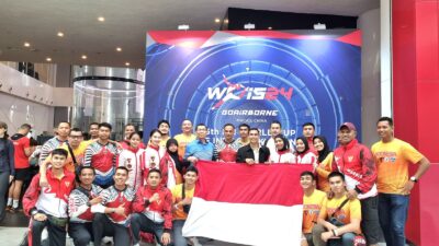 Hari Kartini, Polwan Brimob Polri Juara 2 Indoor Skydiving Asia Di China