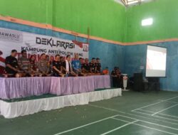 Bawaslu Way Kanan Gelar Deklarasi Kampung Anti Politik Uang