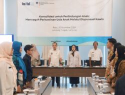 Pjs. Bupati Lamteng Membuka Resmi Kegiatan Konsolidasi untuk Perlindungan Anak