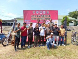 Peringati HUT TNI Ke-79, Kodim 0427/Way Kanan Adakan Jalan Sehat