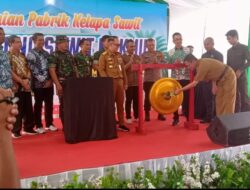 Bupati Way Kanan Adipati Surya Resmikan Pabrik Sawit PT PSM Karang Umpu