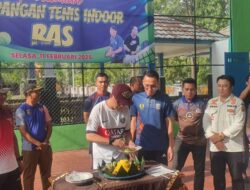 Bupati Way Kanan Raden Adipati Surya Resmikan Indoor Tenis RAS