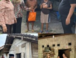 Wabup Lamteng I Komang Koheri bersama Jajarannya dan Miss Sawer Gelar Kegiatan Pembagian Paket Sembako