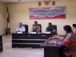 Polres Way Kanan Gelar Rakor Lintas Sektoral Pam Hari Raya Idul Fitri 1446 H