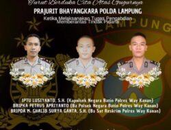 Gerebek Area Judi Sabung Ayam, Tiga Anggota Polres Way Kanan Tewas Tertembak