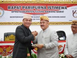 Peringati Hari Jadi ke-16, DPRD Kabupaten Tubaba Gelar Rapat Paripurna Istimewa