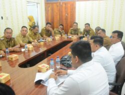 Rusmadi Pimpin Rapat Penyaluran 95.240 Bantuan Pangan Beras di Lamteng