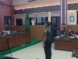 Pengadilan Militer Vonis Mati Kopda Bazarsah atas Kasus Penembakan di Way Kanan