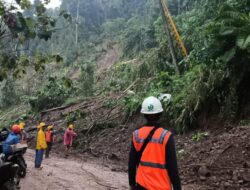 PLN UP3 Pringsewu Gerak Cepat Bersama Stakeholder Atasi Longsor di Tanggamus