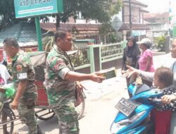 Babinsa Koramil 0410-01/Panjang Gelar Aksi Sosial Jumat Berkah