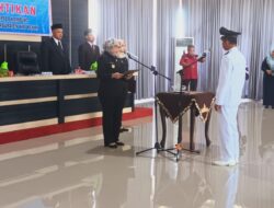 Bupati Way Kanan Lantik Widodo sebagai Penjabat Kepala Kampung Kota Dewa