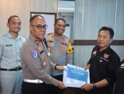 Tingkatkan Kesadaran Berkendara Aman, Satlantas Polresta Bandar Lampung Gelar Safety Campaign dan Safety Riding