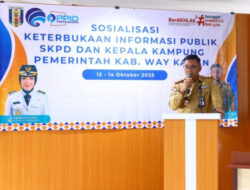 Sekda Way Kanan Buka Kegiatan Sosialisasi Keterbukaan Informasi Publik