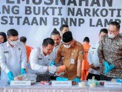 BNN Berhasil Musnahkan Barang Bukti Narkotika, sebarat 11,324,99 gram Sabu 870 gram Ganja dan 14 Butir Ekstasi