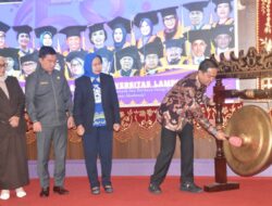 Ketua Komisi V DPRD Provinsi Lampung Hadiri Gelar Wicara Guru Besar FKIP Unila Dies Natalis ke-58