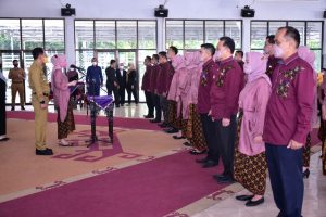 Bupati Raden Adipati Surya Hadiri Pelantikan Pengurus Dekranasda Kabupaten Way Kanan