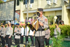 Kapolda Lampung Pimpin Upacara Sertijab 3 Kapolres