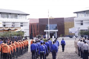 Bupati Raden Adipati Surya Bertindak Sebagai Inspektur Upacara HUT Ke-23 Kabupaten Way Kanan