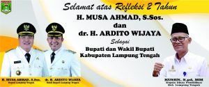 Selamat atas Refleksi 2 Tahun H. MUSA AHMAD, S.Sos. dan dr. H. ARDITO WIJAYA