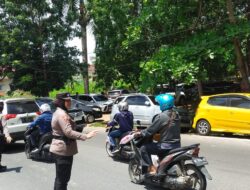 Sholat Jumat Jadi Tenang Dijaga Polwan Polresta Bandar Lampung
