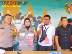 Ditreskrimum Polda Lampung Berhasil Amankan Terduga Pelaku Penyalahgunaan Senjata Tajam Yang Melawan Petugas