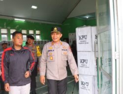 Pastikan Logistik Pemilu 2024 Aman, Kapolresta Bandar Lampung Tinjau Sejumlah PPK
